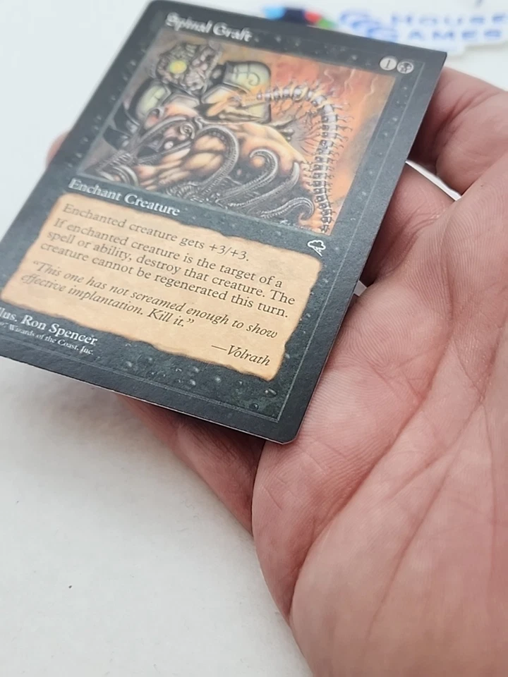 MTG Misprint Spinal Graft Square Corner Miscut Tempest Off Center *CCGHouse* - Image 3 of 4