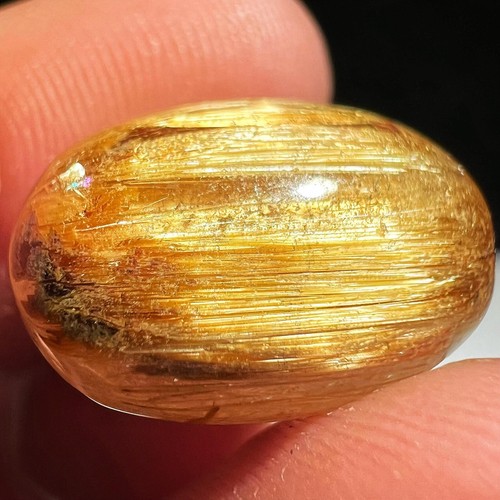 8,5ct seltener natürlicher klarer Rutil Kristall poliert - Bild 3 von 14