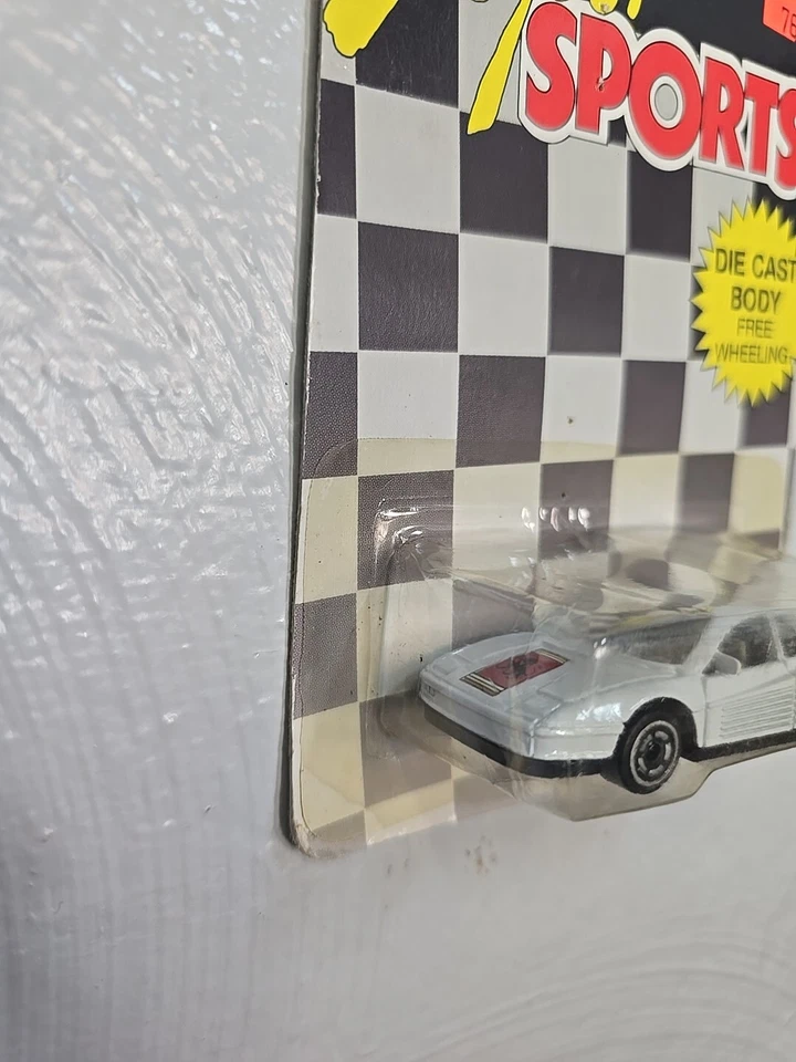 1989 Гоночные чемпионы Ferrari Testarossa белый масштаб 1:64 литой спортивный автомобиль новый в упаковке - Изображение 4 из 4