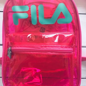 clear fila backpack
