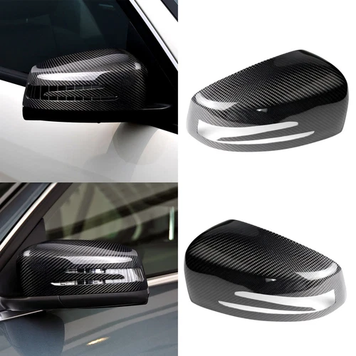 For Benz W204 W212 W218 W176 W221 Dry Real Carbon Fiber Side Rear Mirror Cover