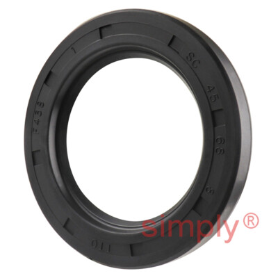 45x68x8 mm Nitrilkautschuk Drehwellendichtung mit Strumpfbandfeder R21/SC