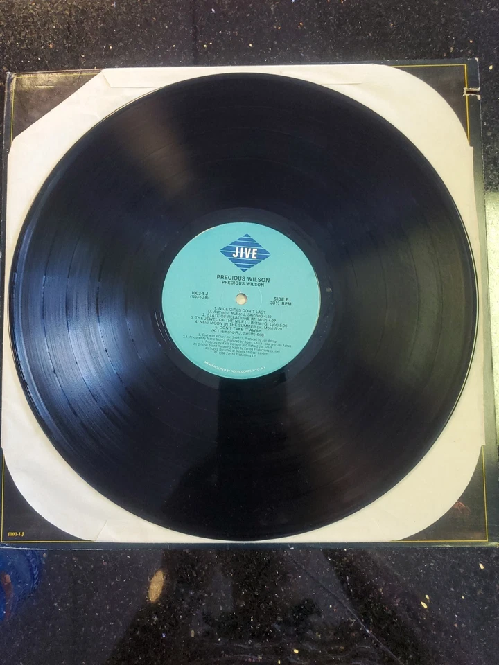 Precious Wilson Self Titled S/T vinyl LP 1986 Jive Records NM Foto 4 de 4