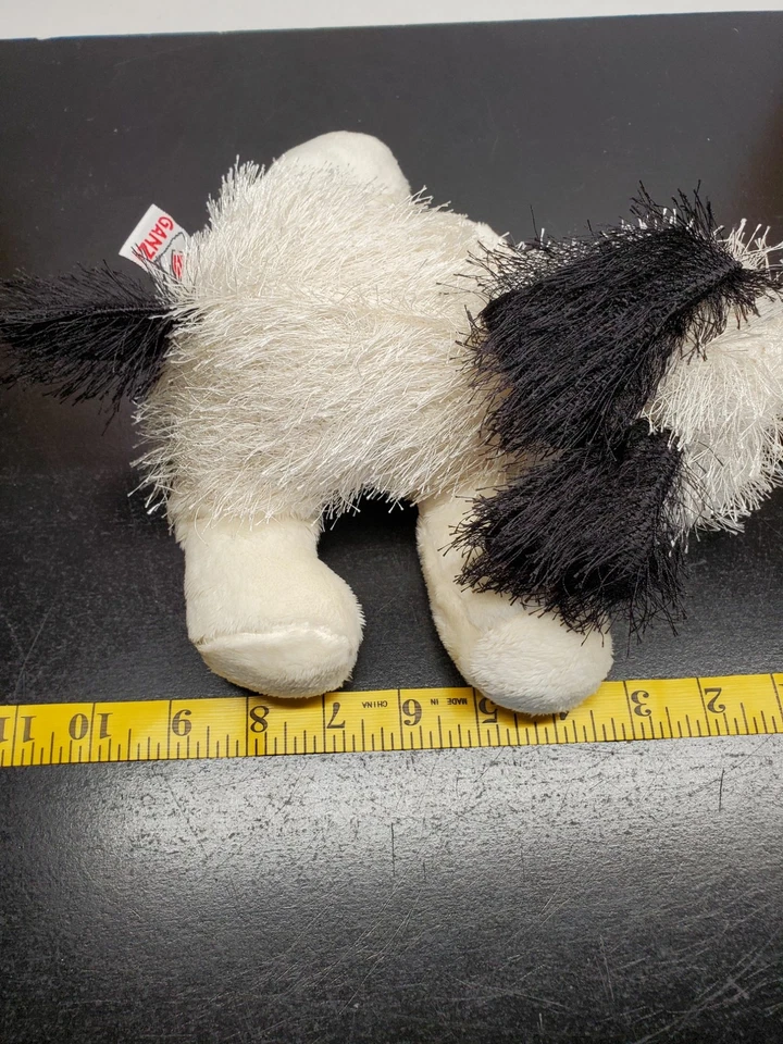 Ganz Webkinz 9 Inch B & W Cheeky Dog Plush - HM192 - NO CODE - Puppy - Image 2 of 4