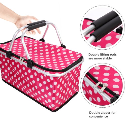 2 Pcs Isolierte Tasche Lunchtasche Für Die Reise Isolationsbeutel - Bild 4 von 12