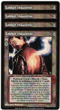 Sabbat Inquisitor x4 The Sabbat V:TES VTES Vampire CCG