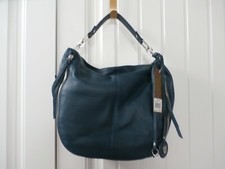 $269 allison Scott Leather Hobo Bag, Peacock Blue