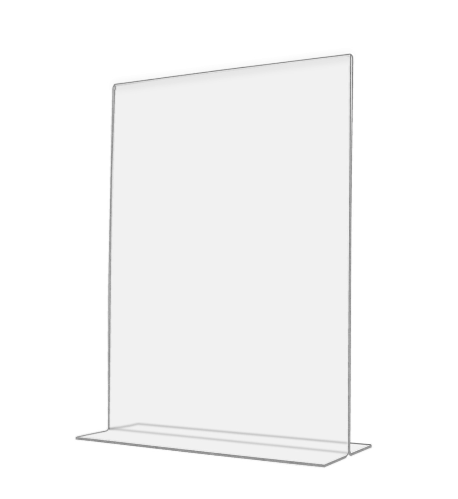 8.5" x 11" Sign Frame Photo Ad Holder Counter Bottom Loading Clear eBay