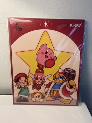 Bam Box Exclusive Kirby 64: The Crystal Shards 8x10 Art Print #222/2500 Gamer