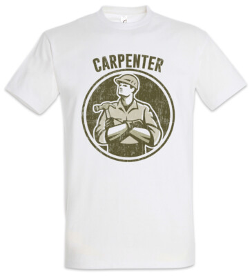 Carpenter I T-Shirt Joiner Carpentry Woodwork Hammer Cabinet Maker