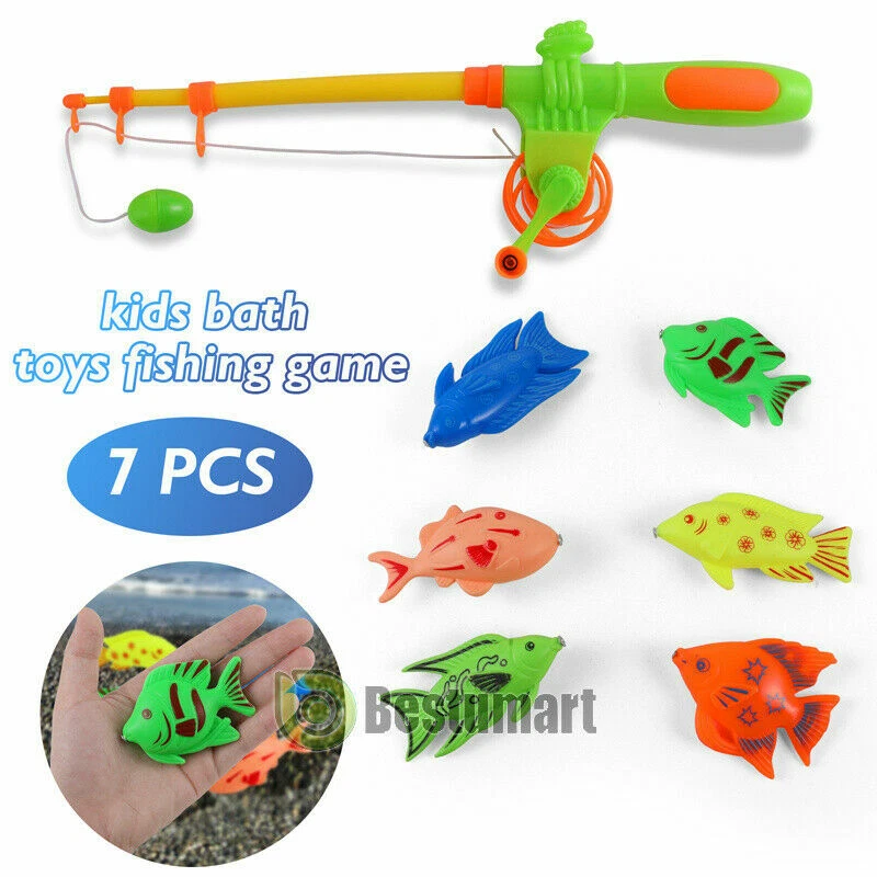 Fishing Bath Toys For Kids Girls Boys Toddlers Bathing 1/2/3 Year Old  Magnetic