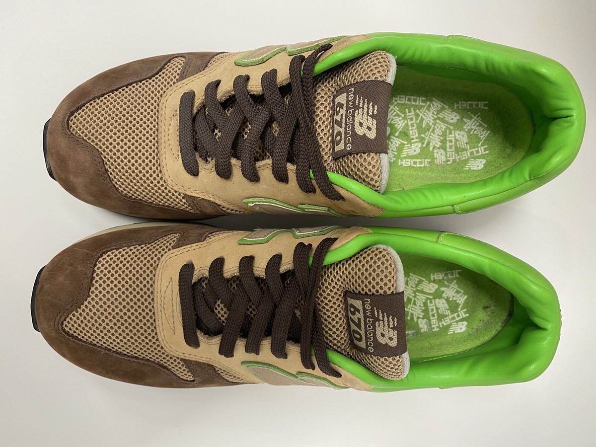 New Balance x Stussy x Undefeated x Hectic 670 JAPAN Brn/Grn New Balance x Stussy x Undefeated x Hectic 670 JAPAN Brn/Grn