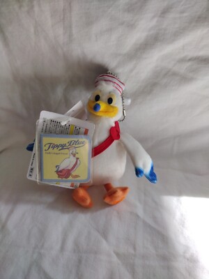 NWT Tokyo Disney Resort Tippy Blue Plush Keychain. D1