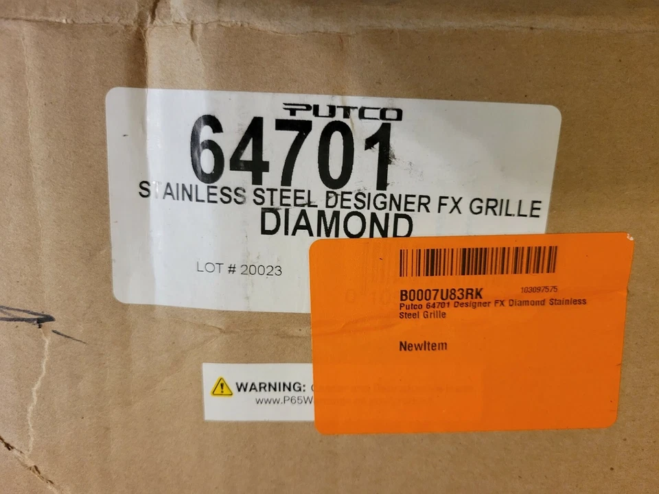 Rejilla principal para Lincoln Navigator 98-02 1 pieza Designer serie FX diamante pulido Foto 2 de 3