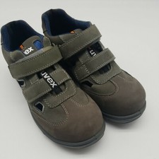 Uvex Strap Suede Safety Shoes Sz 40 Womens 9 or Mens 7