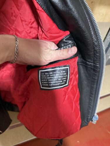 Chaqueta negra vintage años 70 Petroff Campri Donnington cuero motociclista para hombre talla S” - Imagen 22 de 24