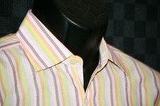 Men's shirt Charles Tyrwhitt CASUAL M medium striped long sleeve shirt