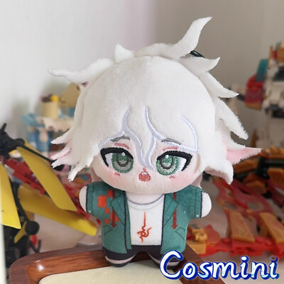 10cm Danganronpa Nagito Komaeda Plush Doll Keychain Pendant Toy Anime