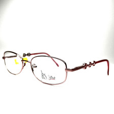 Robert Steffani SJB 15 COL 30 Pink Rectangle Eyeglasses Frames 53[]17 135 mm A1