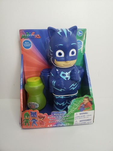 PJ Masks Catboy Action Bubble Blower With Bubbles New Blue Continuous Bubbles - 第 1/11 張圖片