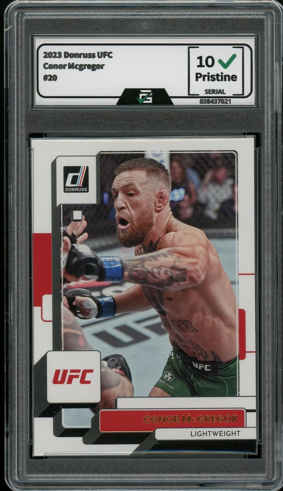 2023 Donruss UFC Conor Mcgregor #20 GRADED 10 GEM Mint