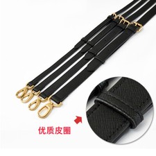 Black Cross Leather Shoulder Crossbody Replacement Purse Handbag Bag Strap