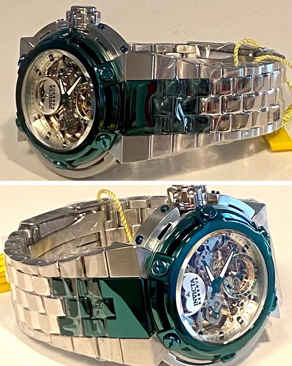 X-WING Auto Skeleton Day/Night Dual Time Green & Silvertn X-WING Auto Skeleton Day/Night Dual Time Green & Silvertn