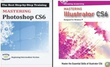 Learn Adobe Photoshop and Illustrator CS6 Courses in DVD format