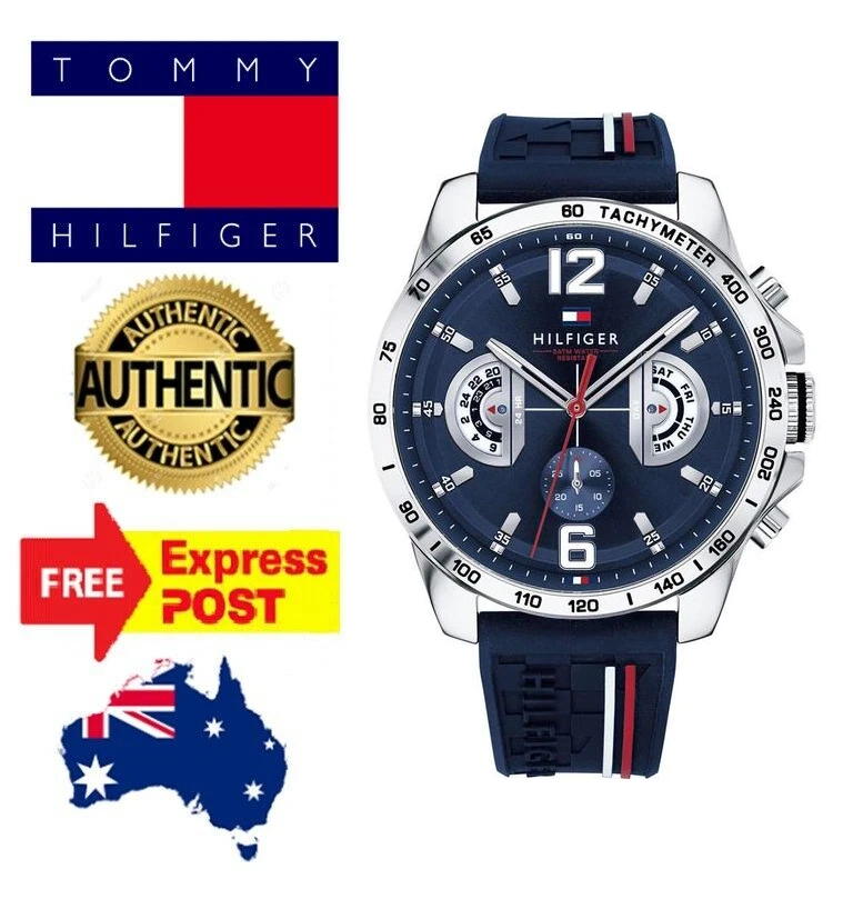 NEW TOMMY HILFIGER "DECKER" TH1791476 CHRONOGRAPH MENS WATCH | eBay