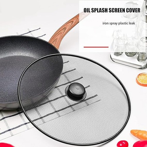 3Pcs Kitchen Splatter Screens Grease Splatter Screen Mesh Oil Proof Pot Lid E6Q5 - Picture 7 of 8