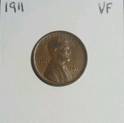 1911 (P) Lincoln Wheat Cent Penny  Very Fine Philadelphia