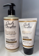 Carol s Daughter Goddess Shampoo Divine Strength Leave in Cream 1 use 15x Strong