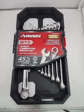 Husky BITE Metric Combination Wrench Set (10-Piece)