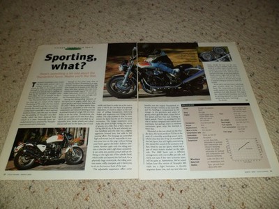 2000 TRIUMPH THUNDERBIRD SPORT AD / ARTICLE