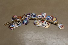 Vintage NASA Enamel Pendant Charm Lot: Space Shuttles, Challenger, Etc.