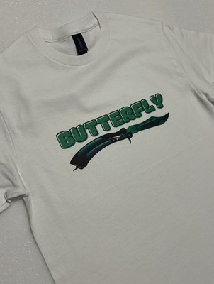 Butterfly Emerald Tshirt Hoodie | inspired by CSGO CS2 | Esport Fan Gamer Gift