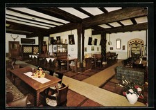 Starzach, Gastraum im Hotel-Restaurant Scloß Weitenburg, Ansichtskarte 