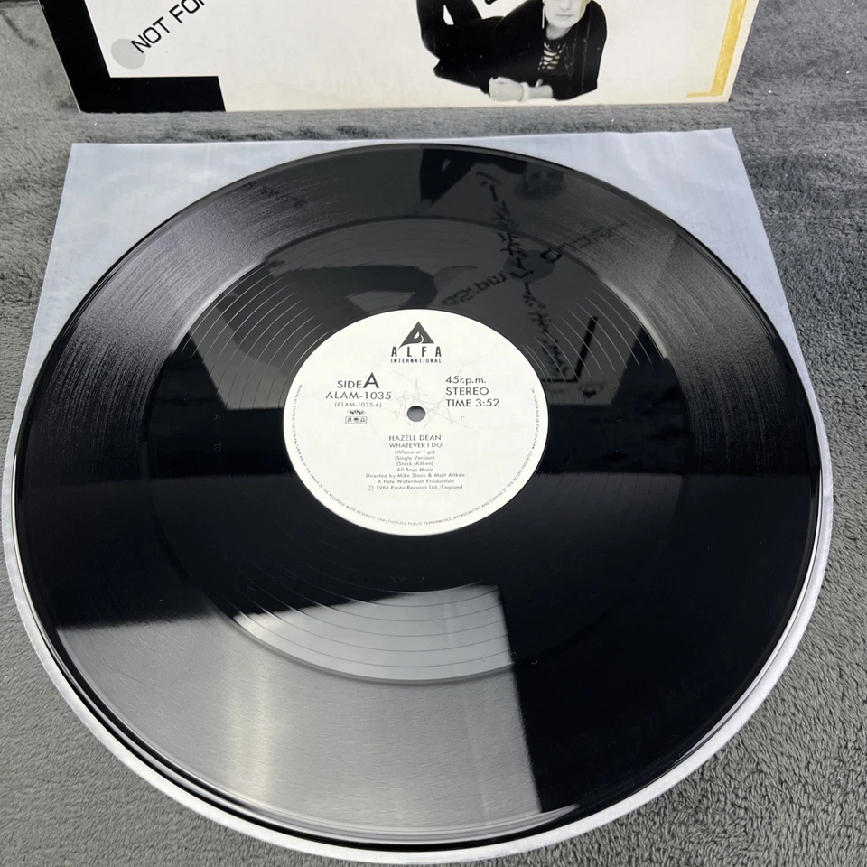 Hazell Dean – Whatever I Do Japan Pressing Promo Maxi 45RPM Vinyl Record Disco - Bild 4 von 4