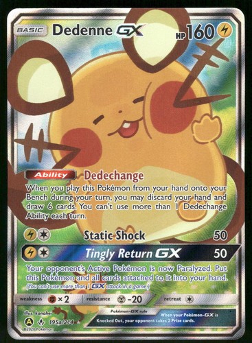 Dedenne GX 195A/214 Holo Promo Alternate Art Promos Pokemon Near Mint