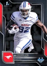 2025 Bowman University Chrome #153 - RJ Maryland FBC - SMU Mustangs