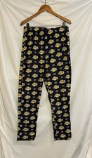 Womens Medium Los Angeles Lakers LeBron James Black Pajama Lounge Pants