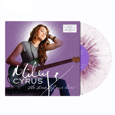 Miley Cyrus - The Time of Our Lives - Limited Edition Purple Splatter Vinyl LP