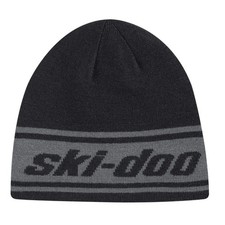 NEW Ski-Doo Reversible Beanie O/S Black Charc...