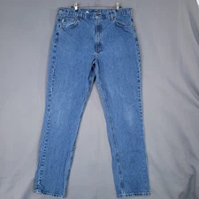Carhartt Jeans Men's Blue Denim 40x36 Traditional Fit Cotton