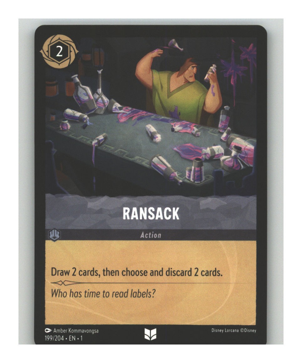 Ransack 199/204 The First Chapter NM Lorcana TCG