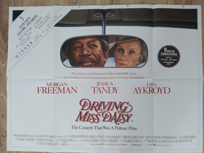 Driving Miss Daisy original movie 1989 poster UK quad
