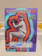 2026 Leaf Metal Baseball Seth Hernandez Draft Dreams Auto Card 1/7 Top Prospect