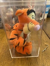 Disney Tigger Beanbag Plush Toy Winnie the Pooh  Friends in Display Case