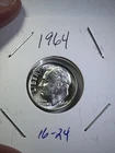 1964 10C Roosevelt Dime SILVER Uncirculated (16-24)