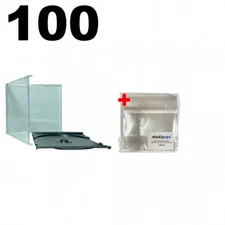 100 STANDARD Black CD Jewel Case (Unassembled) & 100 OPP Bags
